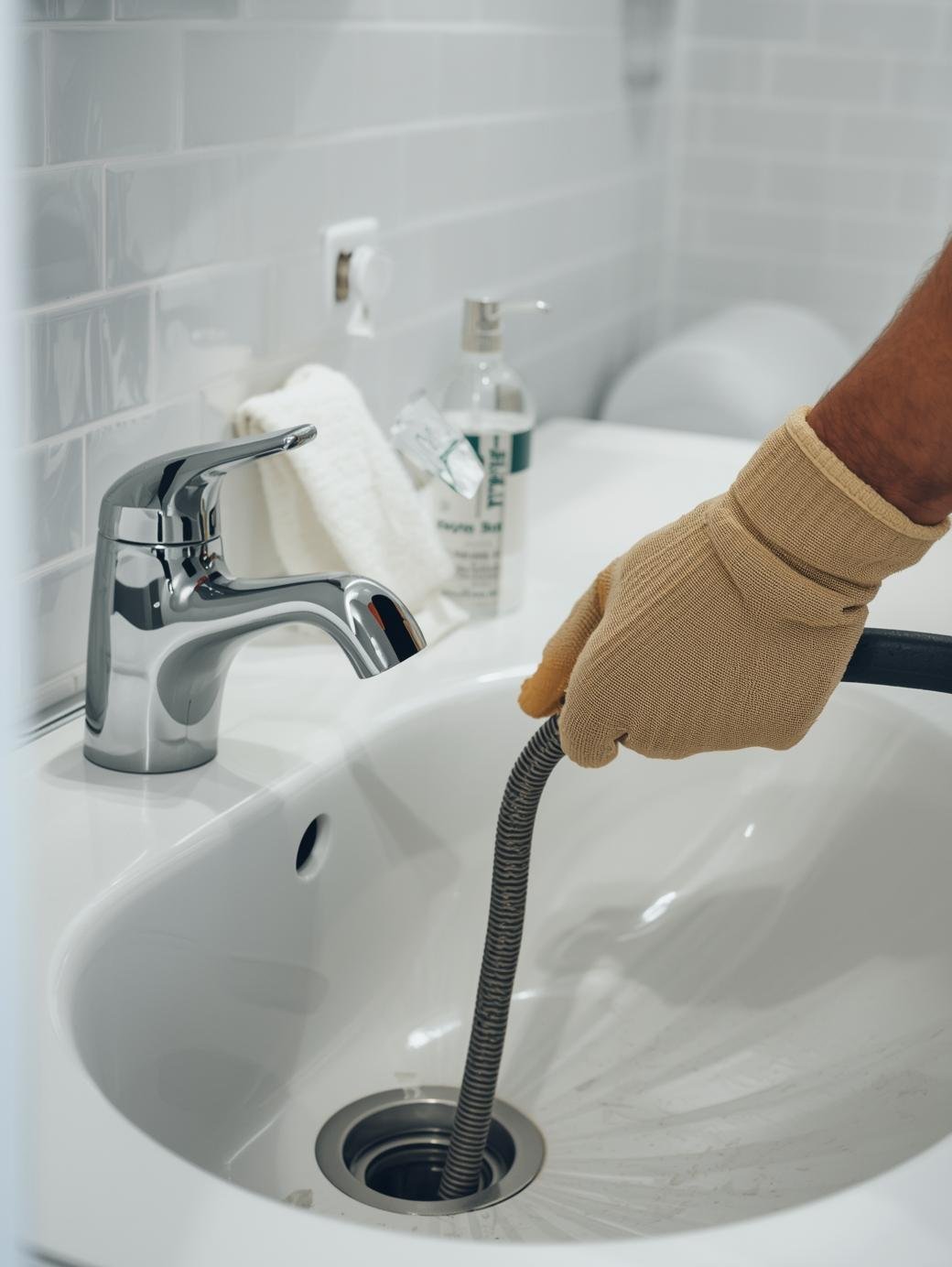 Débouchage de drain intérieur